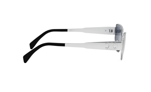 Celine CL40293U - 16V - 55 Lunettes de soleil Argent Œil de chat
