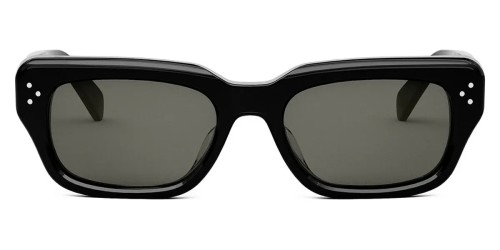 Celine CL40267U - 01A - 54 Lunettes de soleil Noir brillant Angulaire