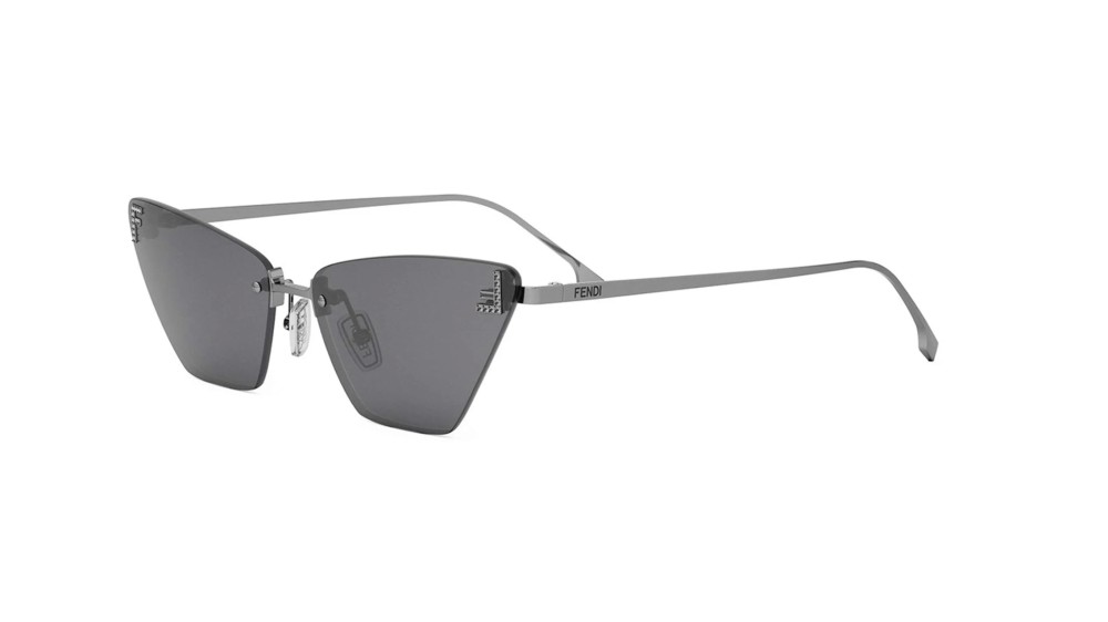 Fendi FE4160US - 14A - 57 Lunettes de soleil Silver Cat Eye