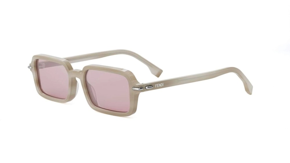 Fendi FE40174I - 60Z - 51 Lunettes de soleil Marron Angulaire