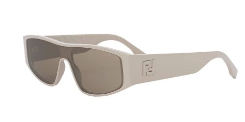 Fendi FE40167I - 57E - 133 Lunettes de soleil Marron Masque