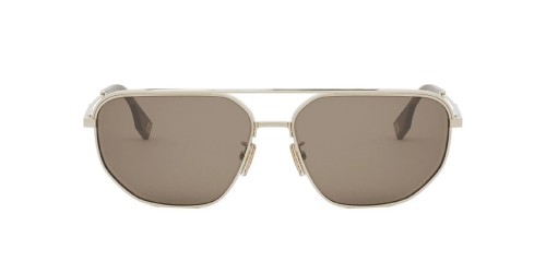 Fendi FE40154U - 32E - 61 Lunettes de soleil Or pâle Pilote (Aviateur)