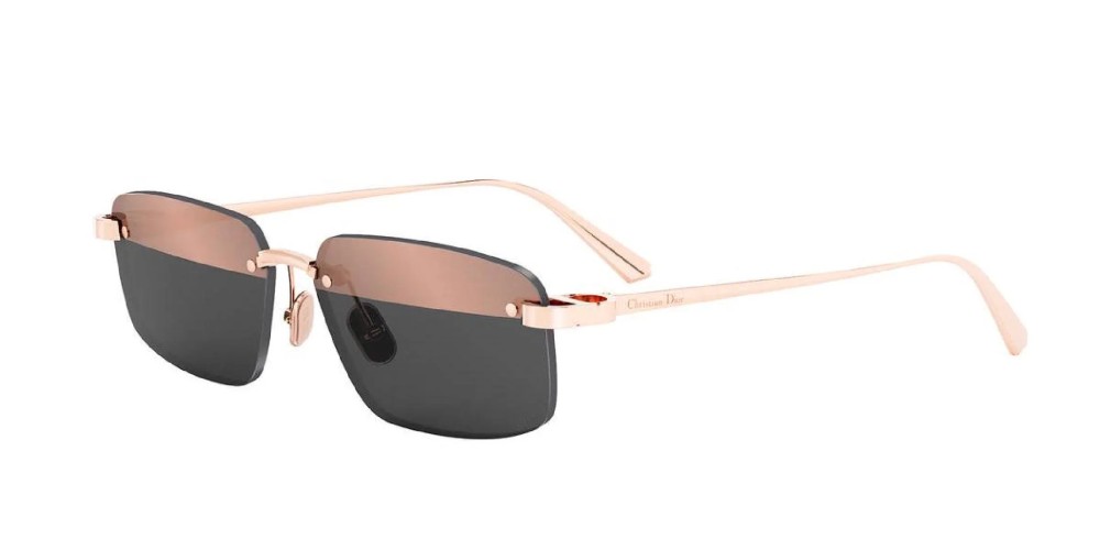Dior CDIOR S4U - E0A7 - 59 Lunettes de soleil Or rose Angulaire