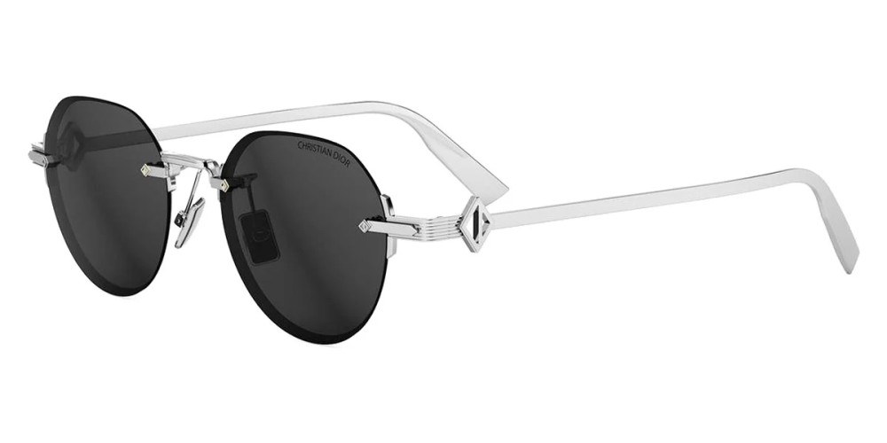 Dior CD DIAMOND R5F - F0A0 - 50 Lunettes de soleil Argent Rond