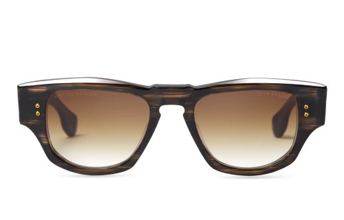 Dita BANTOS DTS723-A - 02 - 51 - LIMITED EDITION Lunettes de soleil Bois brûlé Angulaire