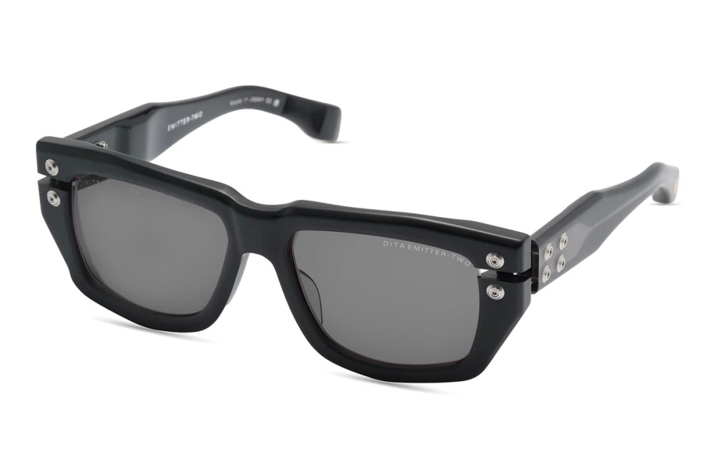 Dita EMITTER-TWO DTS445-A - 01 - 56 - LIMITED EDITION Lunettes de soleil Noir Angulaire