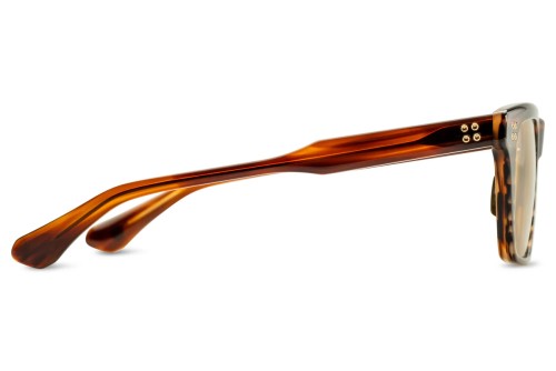 Dita THAVOS DTS713-A - 02 - 53 Lunettes de soleil Volutes châtaigne Angulaire