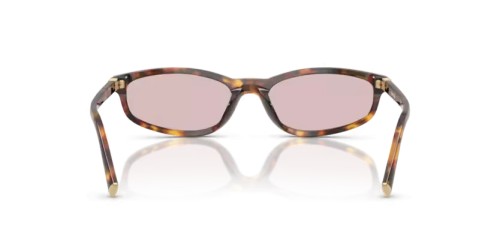 MIU MIU MU A06S - 14L4I0 - 54 Lunettes de soleil Havane miel Irrégulier