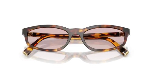 MIU MIU MU A06S - 14L4I0 - 54 Lunettes de soleil Havane miel Irrégulier