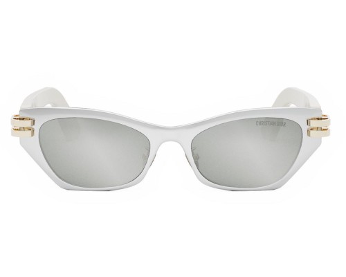 Dior CDIOR B3U - F0A4 D - 53 Lunettes de soleil Argent Œil de chat