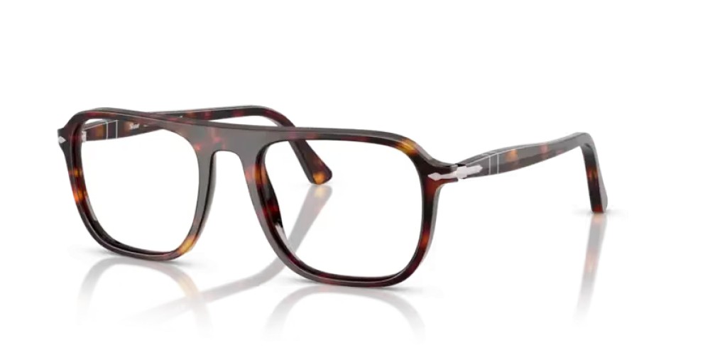 Persol PO3359V 95 53 - 24 - 53 Cadres optiques Havane Angulaire