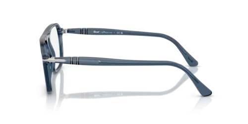 Persol PO3359V - 1197 - 53 Cadres optiques Transparent, Bleu denim Angulaire