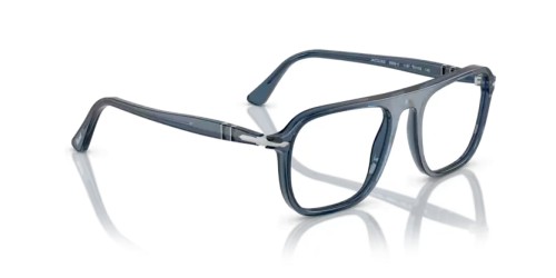 Persol PO3359V - 1197 - 53 Cadres optiques Transparent, Bleu denim Angulaire