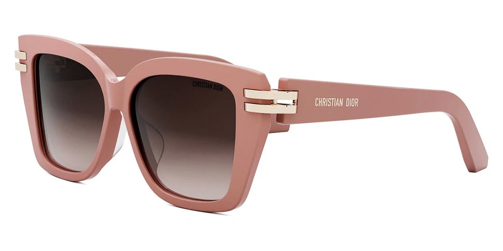 Dior CDIOR S1F - 40F1 D - 56 Lunettes de soleil Rose Coussin arrondi