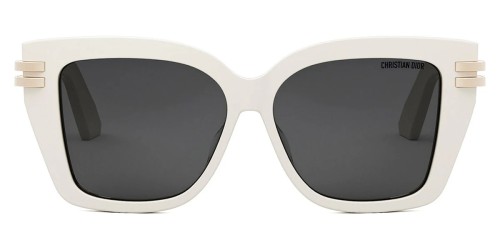 Dior CDIOR S1F - 95A0 D - 56 Lunettes de soleil Blanc Coussin arrondi