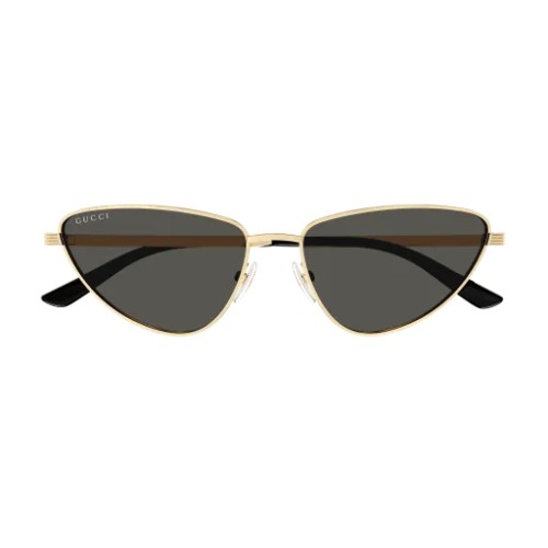 Gucci GG1879S - 001 - 57 Lunettes de soleil Or Œil de chat