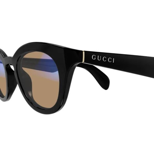 Gucci GG1934S - 006 - 47 - AVEC DES VERRES PHOTOCHROMIQUES Lunettes de soleil Noir Pantó / Arrondi