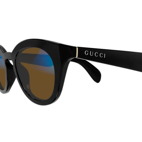 Gucci GG1934S - 006 - 47 - AVEC DES VERRES PHOTOCHROMIQUES Lunettes de soleil Noir Pantó / Arrondi