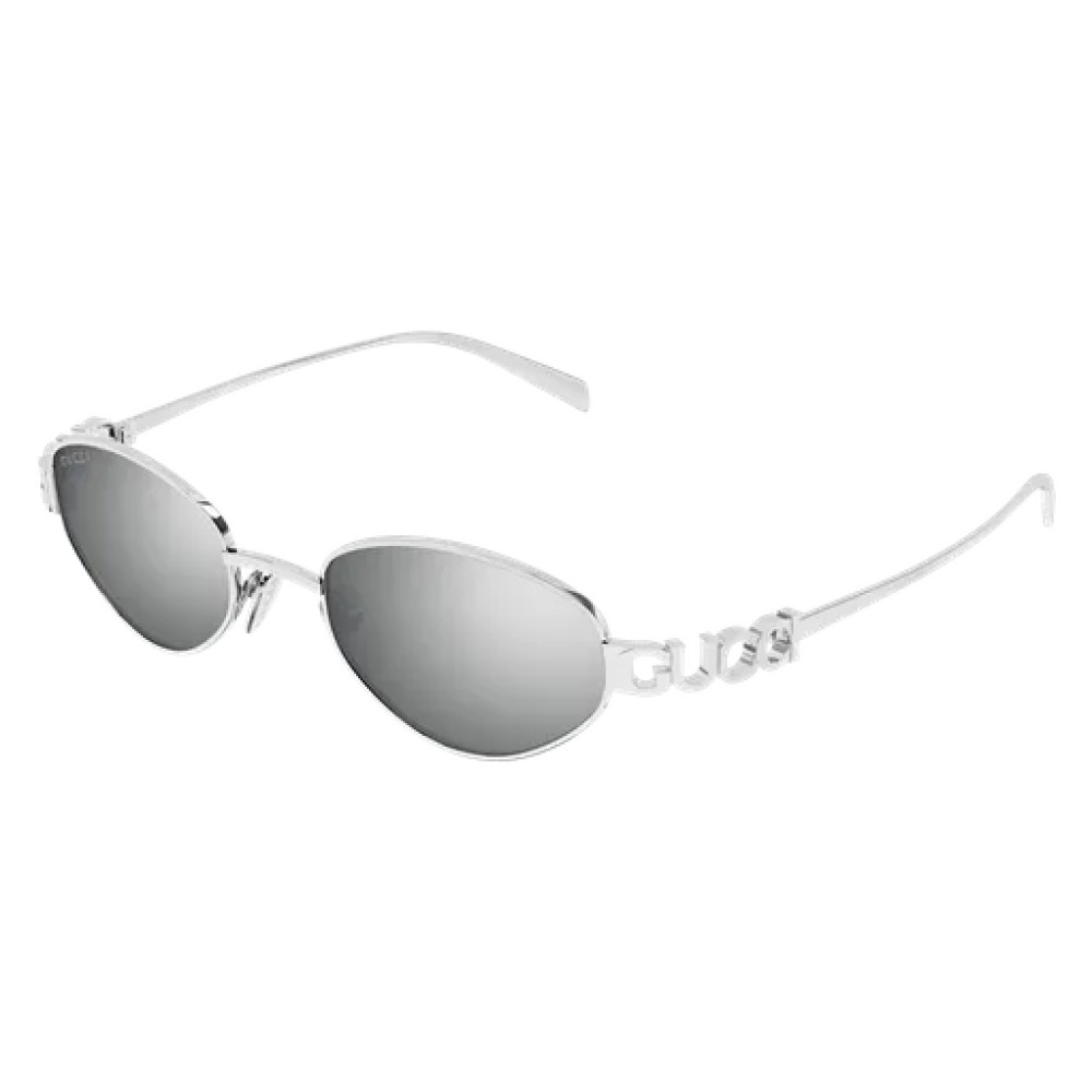 Gucci GG1935S - 004 - 47 Lunettes de soleil Argent Ovale