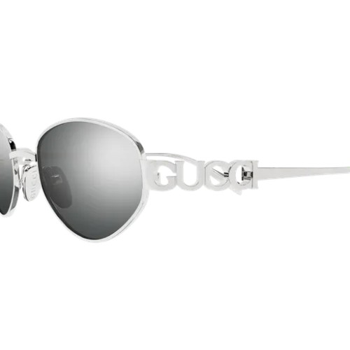 Gucci GG1935S - 004 - 47 Lunettes de soleil Argent Ovale