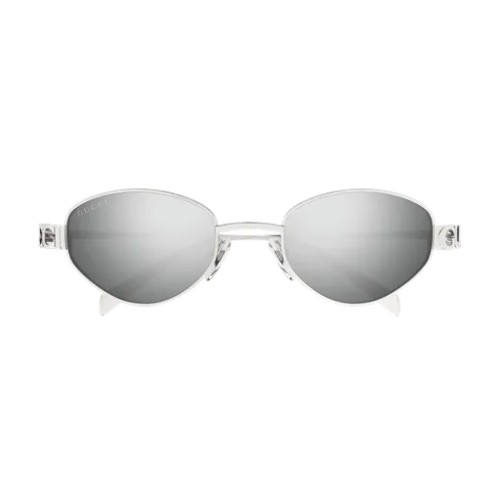 Gucci GG1935S - 004 - 47 Lunettes de soleil Argent Ovale