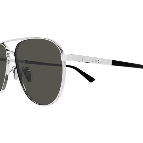 Gucci GG1962S - 001 - 56 Lunettes de soleil Argent Pilote (Aviateur)