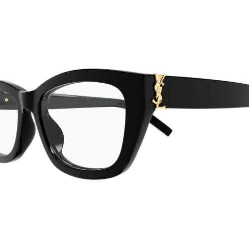 Saint Laurent SL M153 OPT - 001 - 55 Cadres optiques Noir Angulaire/Adouci
