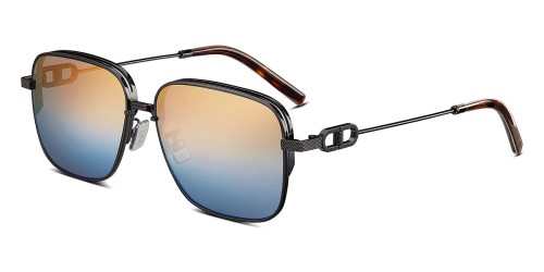 Dior CD LINK N1U - H4I2 - 56 Lunettes de soleil Noir Angulaire