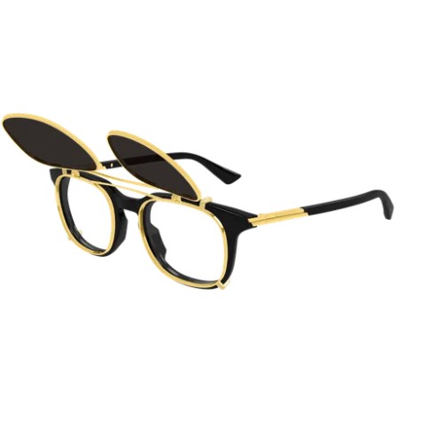 Bottega Veneta BV1429S - 001 - 49 Lunettes de soleil Noir Angulaire/Adouci