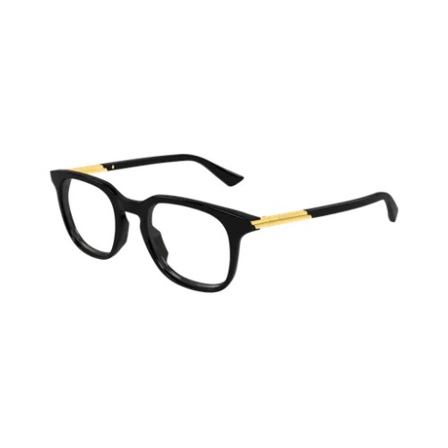 Bottega Veneta BV1429S - 001 - 49 Lunettes de soleil Noir Angulaire/Adouci
