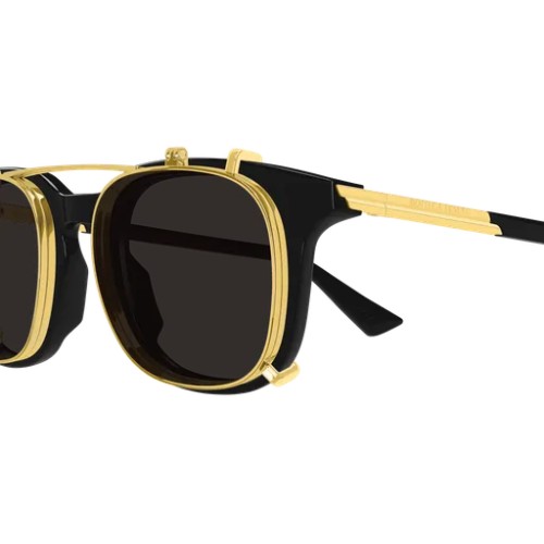 Bottega Veneta BV1429S - 001 - 49 Lunettes de soleil Noir Angulaire/Adouci