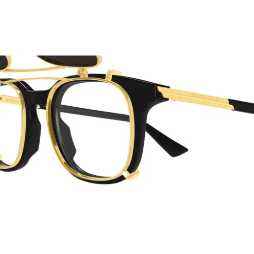 Bottega Veneta BV1429S - 001 - 49 Lunettes de soleil Noir Angulaire/Adouci