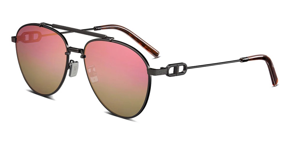 Dior CD LINK R1U - H4L2 A - 56 Lunettes de soleil Noir Pilote (Aviateur)