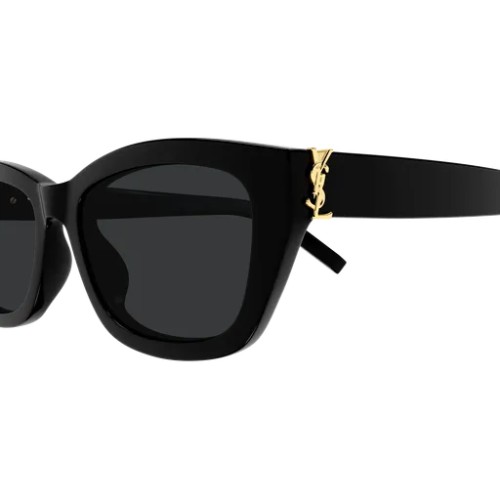 Saint Laurent SL M153 - 001 - 55 Lunettes de soleil Noir Angulaire