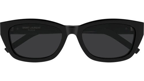 Saint Laurent SL M153 - 001 - 55 Lunettes de soleil Noir Angulaire