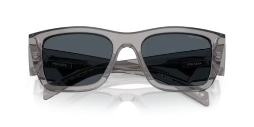 PRADA PR 10ZS - 16Z70B - 54 Lunettes de soleil Asphalte transparent Coussin