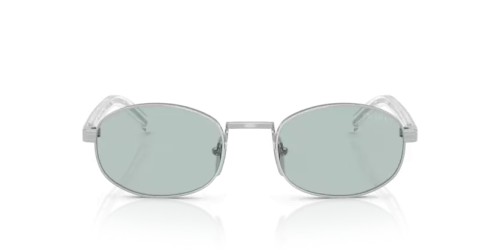 PRADA PR B53S - 1BC40N - 52 Lunettes de soleil Argent Ovale