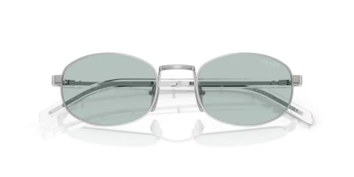 PRADA PR B53S - 1BC40N - 52 Lunettes de soleil Argent Ovale