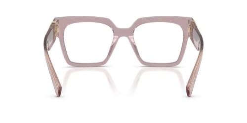 MIU MIU MU 04UV - 12W1O1 - 52 Cadres optiques Mauve transparent Angulaire