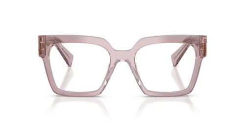 MIU MIU MU 04UV - 12W1O1 - 52 Cadres optiques Mauve transparent Angulaire