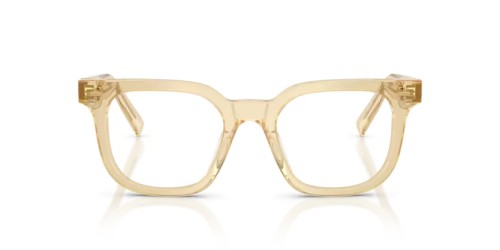 MIU MIU MU 06XV - 11T1O1 - 49 Cadres optiques Sable transparent Angulaire