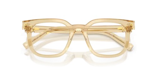 MIU MIU MU 06XV - 11T1O1 - 49 Cadres optiques Sable transparent Angulaire
