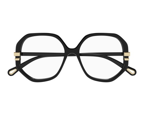 Chloé CH0107O - 005 - 56 Cadres optiques Noir Angulaire