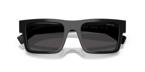 PRADA PR 19WS - 1AB5S0 - 52 Lunettes de soleil Noir Rectangle