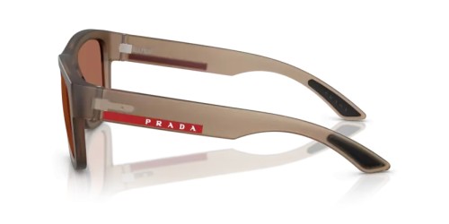Prada Linea Rossa PS 01ZS - 29F50A - 56 Lunettes de soleil Translucide marron Coussin