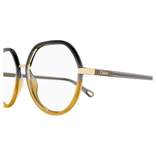 Chloé CH0131O - 005 - 54 Cadres optiques Marron, Noir Angulaire