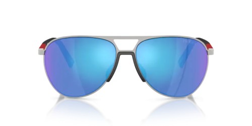 Prada Linea Rossa PS 53ZS - 1BC08R - 59 Lunettes de soleil Argent Pilote (Aviateur)