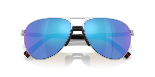 Prada Linea Rossa PS 53ZS - 1BC08R - 59 Lunettes de soleil Argent Pilote (Aviateur)