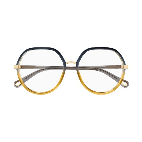 Chloé CH0131O - 005 - 54 Cadres optiques Marron, Noir Angulaire
