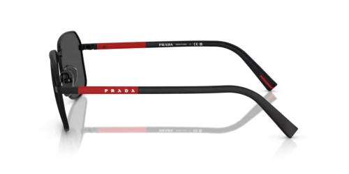 Prada Linea Rossa PS A51S - 1BO06F - 57 Lunettes de soleil Noir mat Rectangle